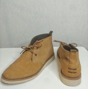 Tom's Men's Suede Chukka Boots 9.5